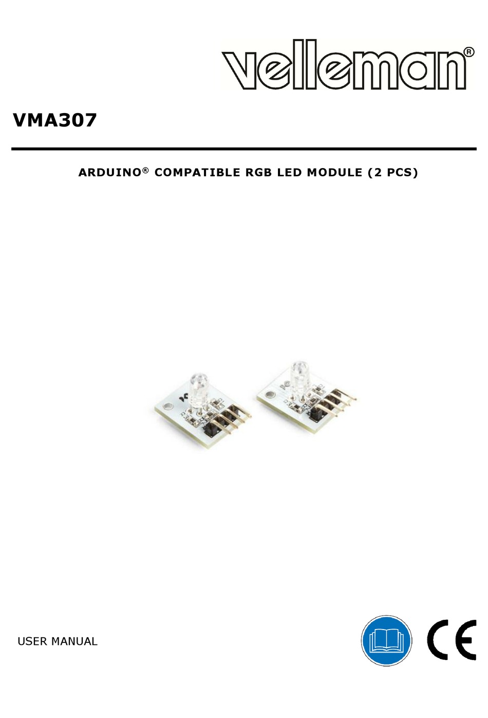 VELLEMAN ARDUINO VMA307 USER MANUAL Pdf Download ManualsLib