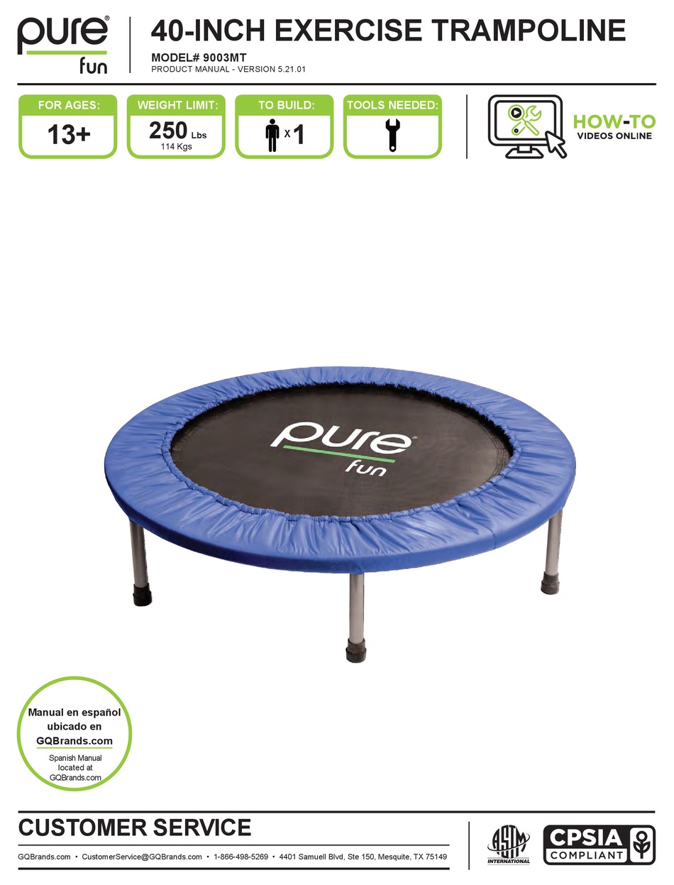 PURE FUN 9003MT MANUAL Pdf Download ManualsLib