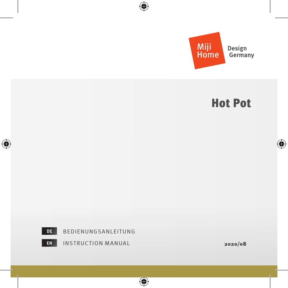 MIJI HOME HOT POT INSTRUCTION MANUAL Pdf Download ManualsLib