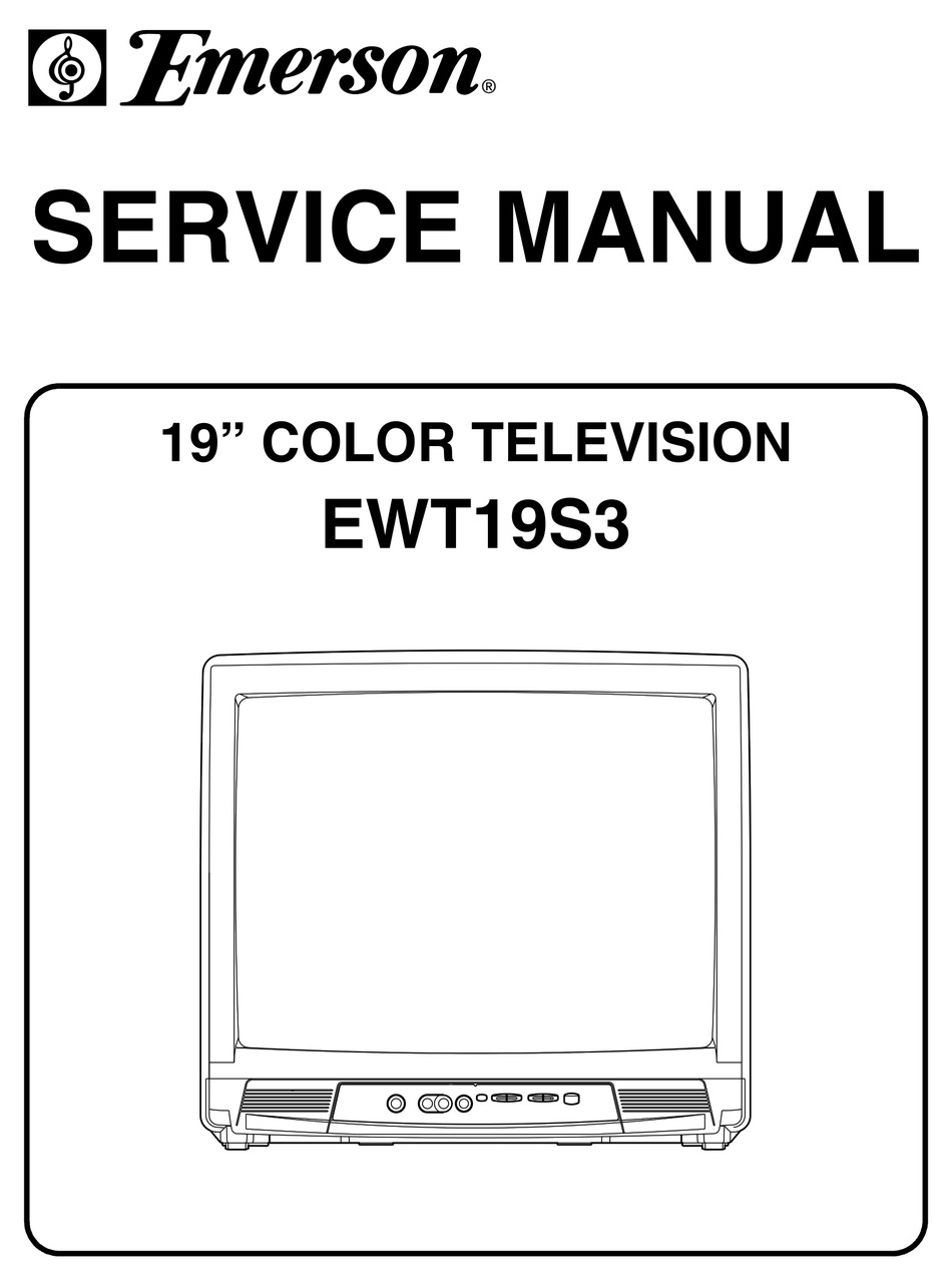 EMERSON EWT19S3 SERVICE MANUAL Pdf Download | ManualsLib