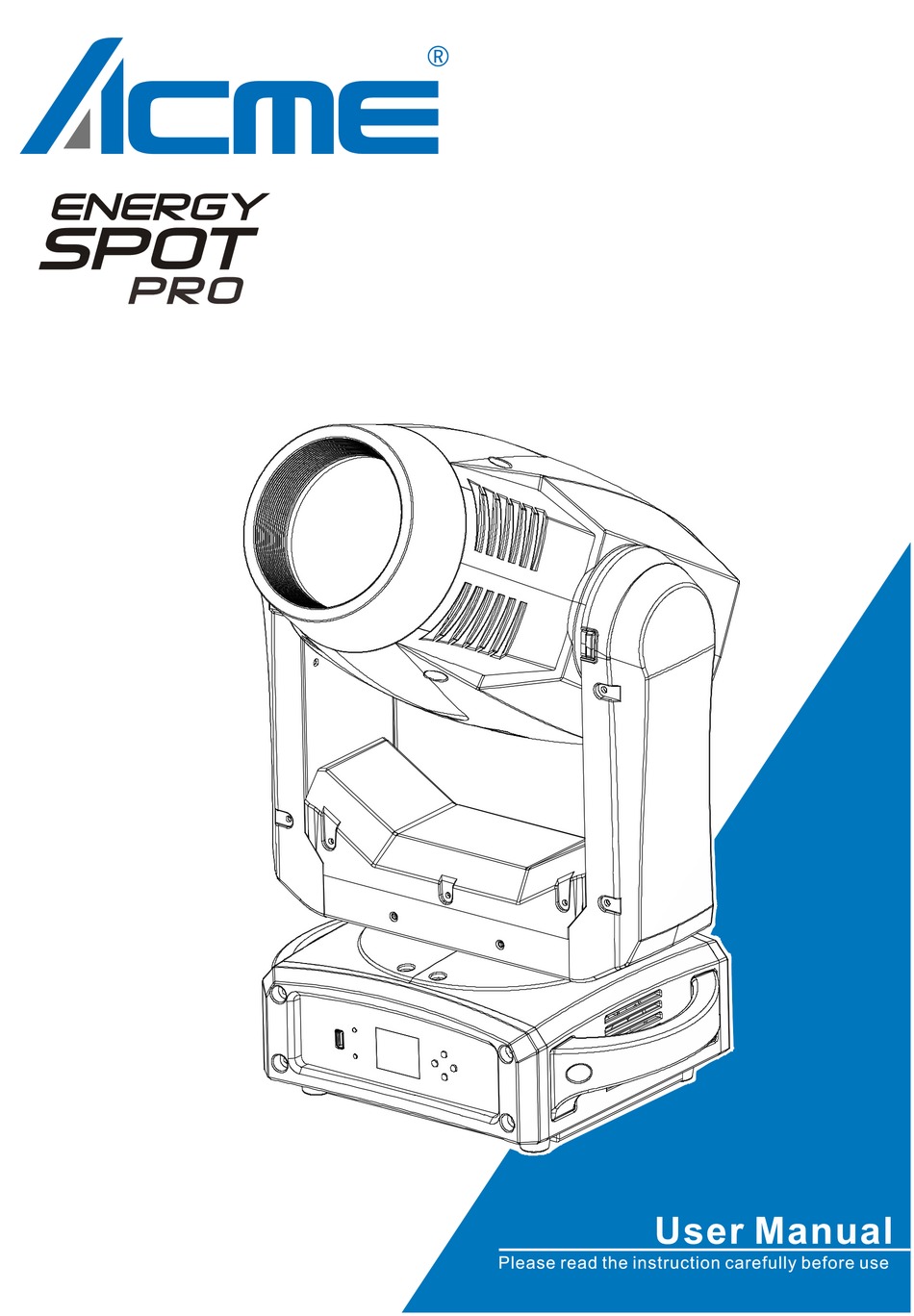 ACME ENERGY SPOT PRO USER MANUAL Pdf Download ManualsLib