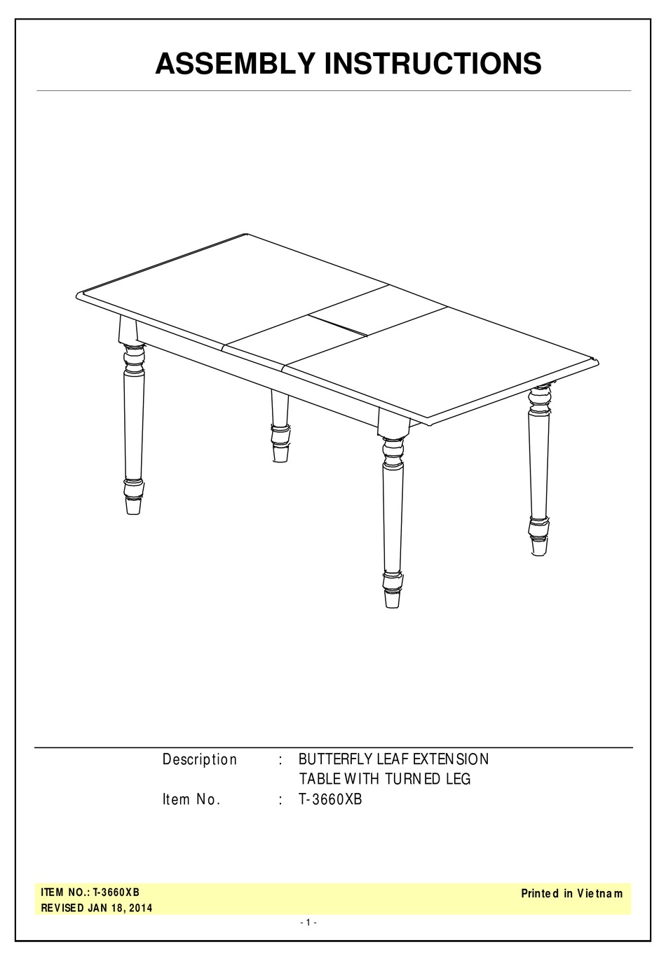 WHITEWOOD FURNITURE T3660XB ASSEMBLY INSTRUCTIONS Pdf Download