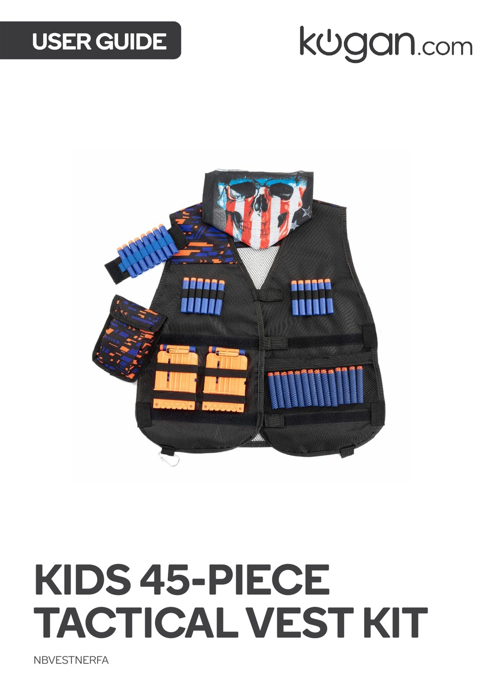 KOGAN KIDS 45PIECE TACTICAL VEST KIT USER MANUAL Pdf Download ManualsLib