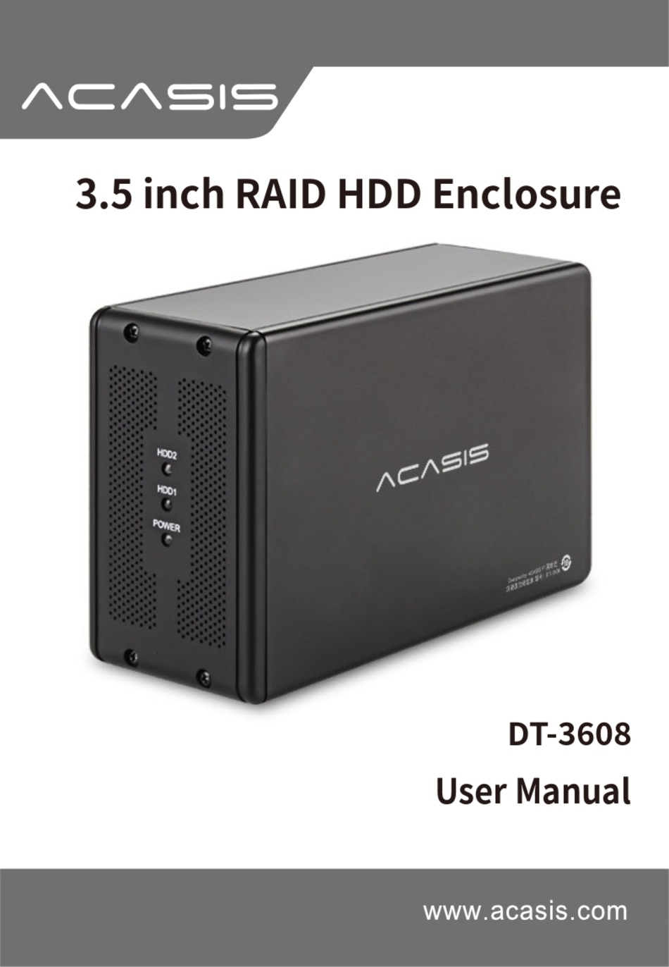 Array box. Raid 5 HDD USB3.0. Acasis DT-3608. Внешний бокс для HDD 3.5 E-SATA. Корпус для Raid массива HDD 2.5.