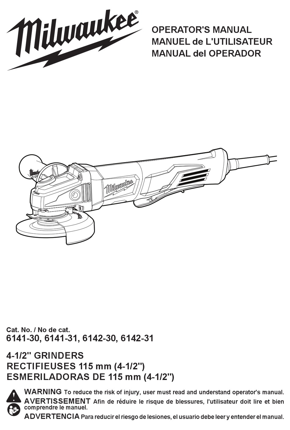 MILWAUKEE 614130 OPERATOR'S MANUAL Pdf Download ManualsLib