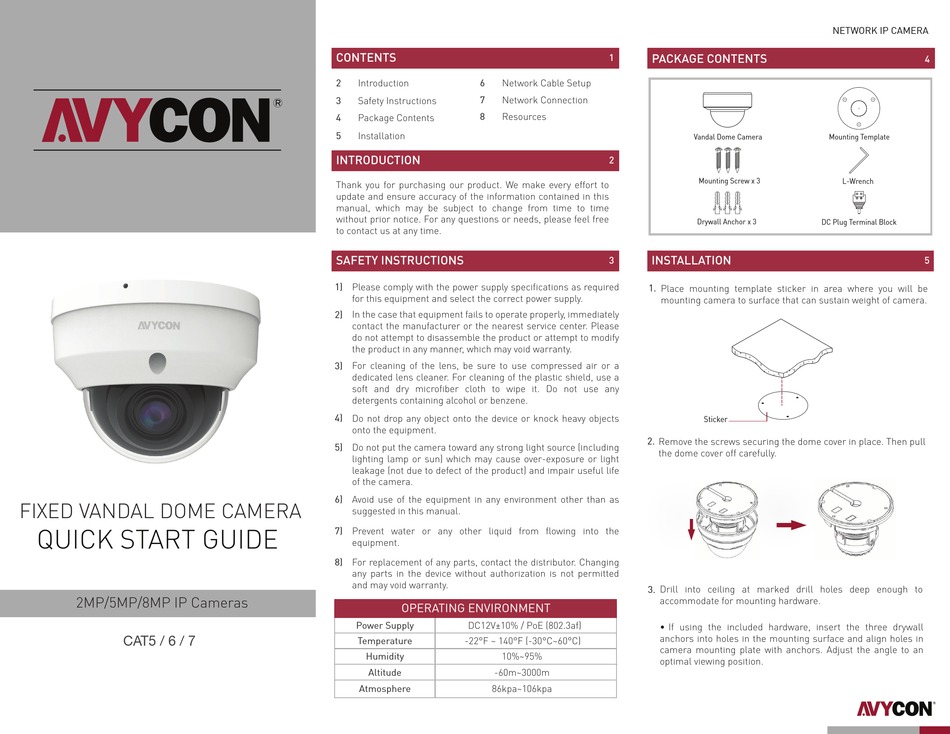 AVYCON CAT5 QUICK START MANUAL Pdf Download ManualsLib