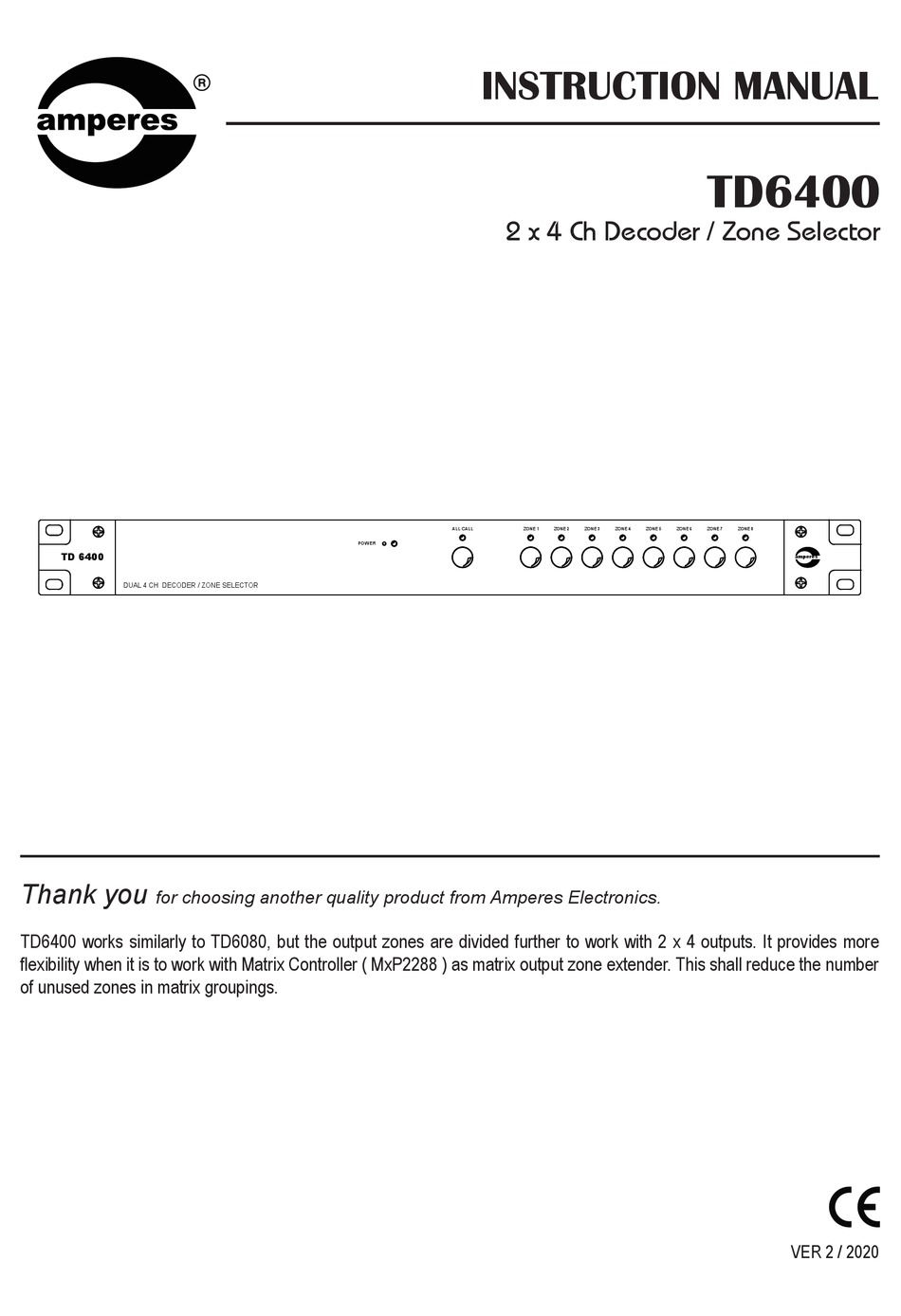 amperes-td6400-instruction-manual-pdf-download-manualslib