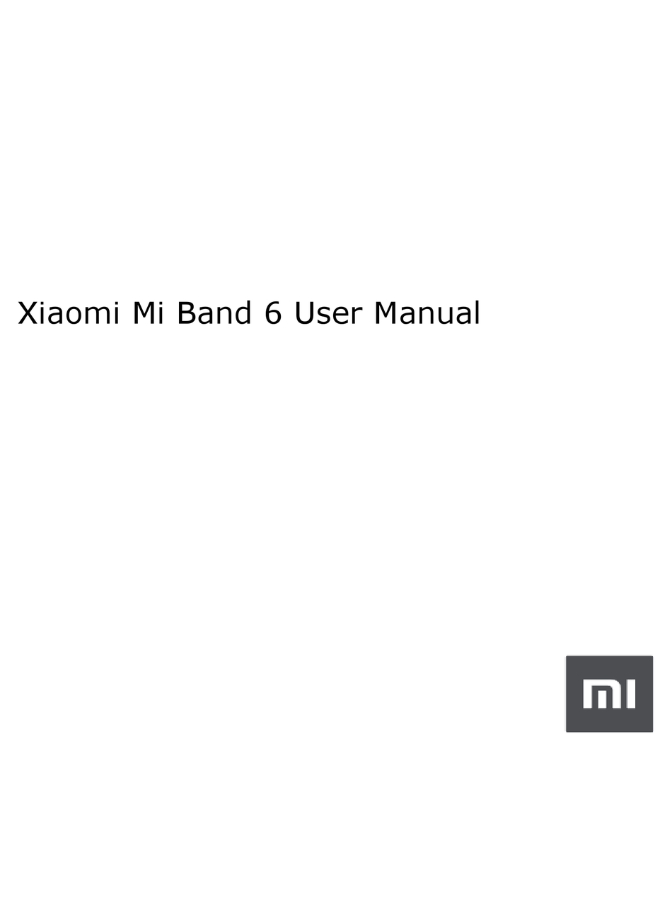 mi band 6 pdf
