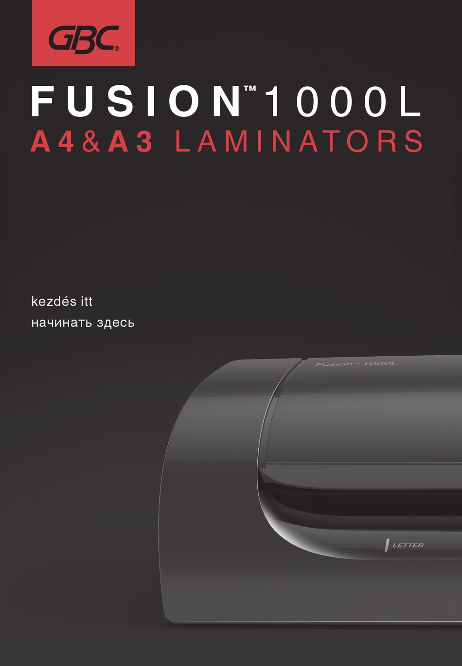 GBC FUSION 1000L MANUAL Pdf Download ManualsLib