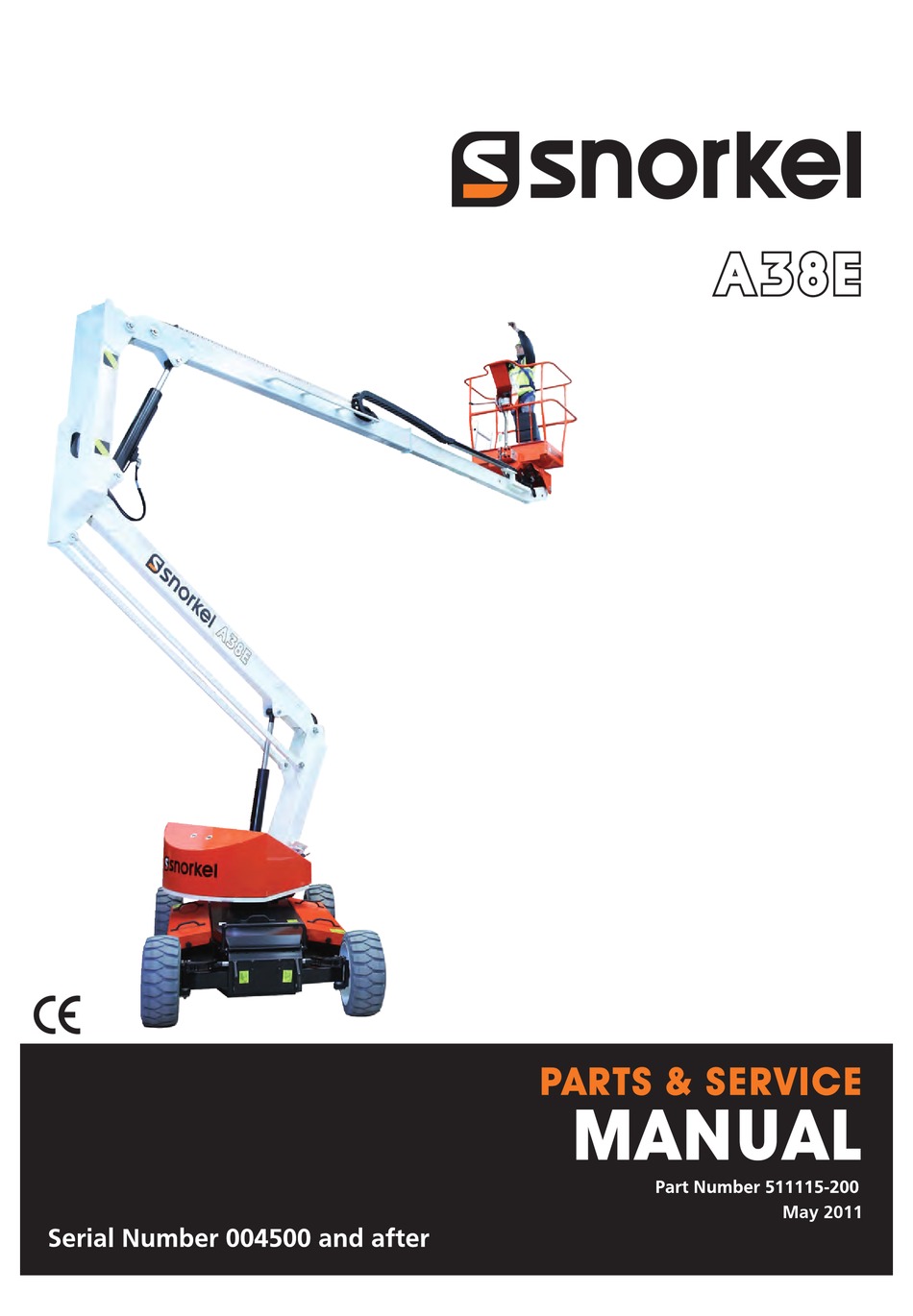 SNORKEL A38E PARTS & SERVICE MANUAL Pdf Download ManualsLib