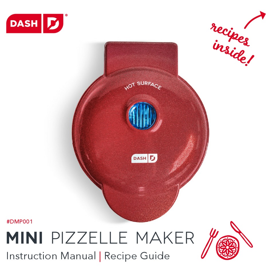 DASH MINI PIZZELLE MAKER INSTRUCTION MANUAL Pdf Download ManualsLib