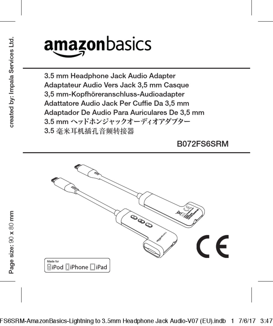 AMAZONBASICS B072FS6SRM MANUAL Pdf Download ManualsLib