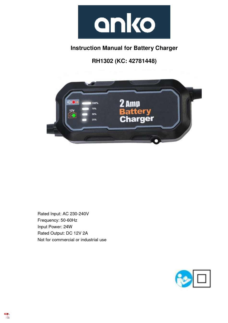 ANKO RH1302 INSTRUCTION MANUAL Pdf Download ManualsLib