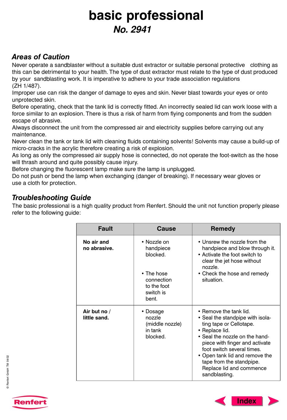 RENFERT BASIC PROFESSIONAL QUICK START MANUAL Pdf Download ManualsLib