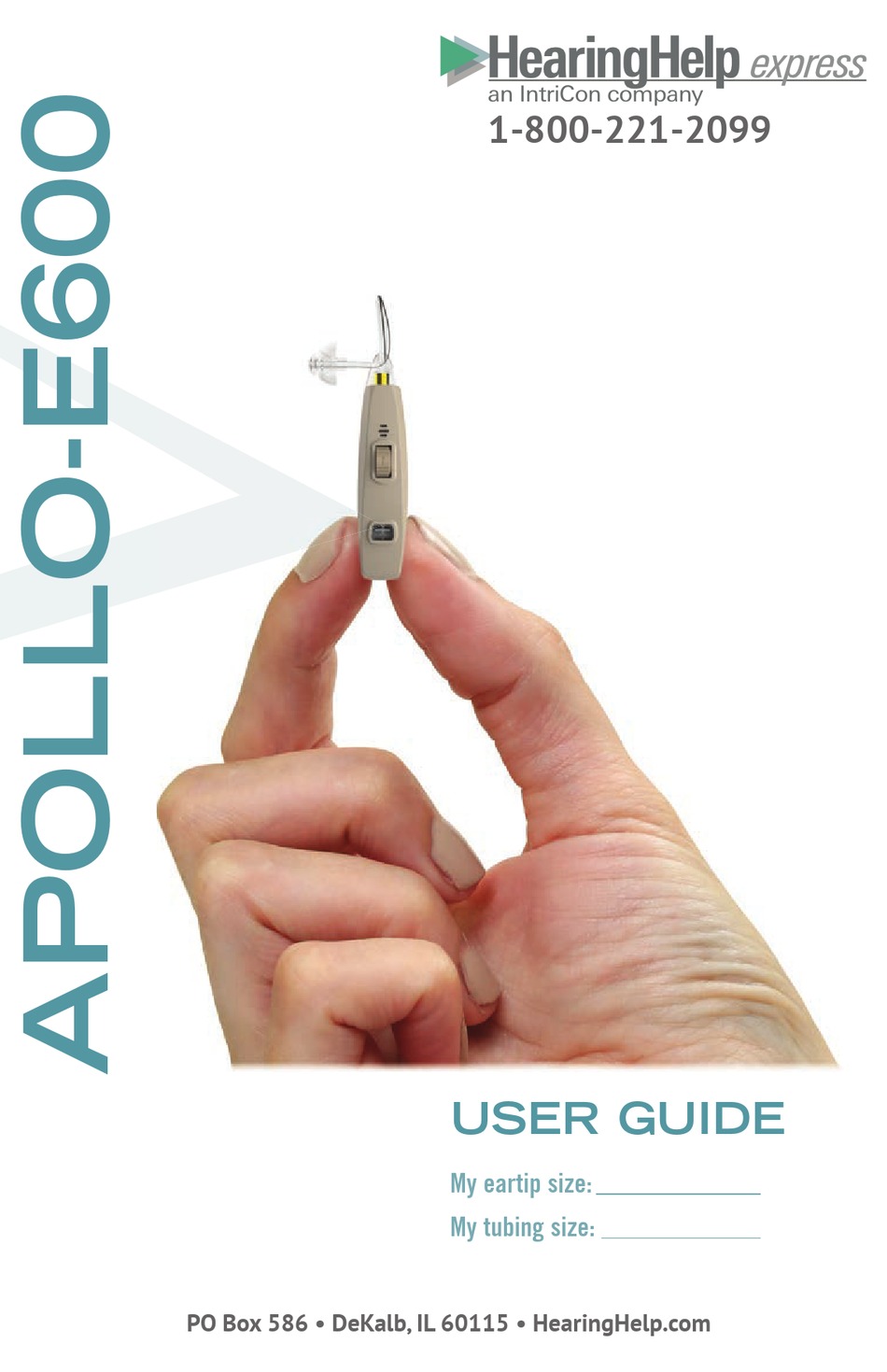 HEARING HELP EXPRESS APOLLOE600 USER MANUAL Pdf Download ManualsLib