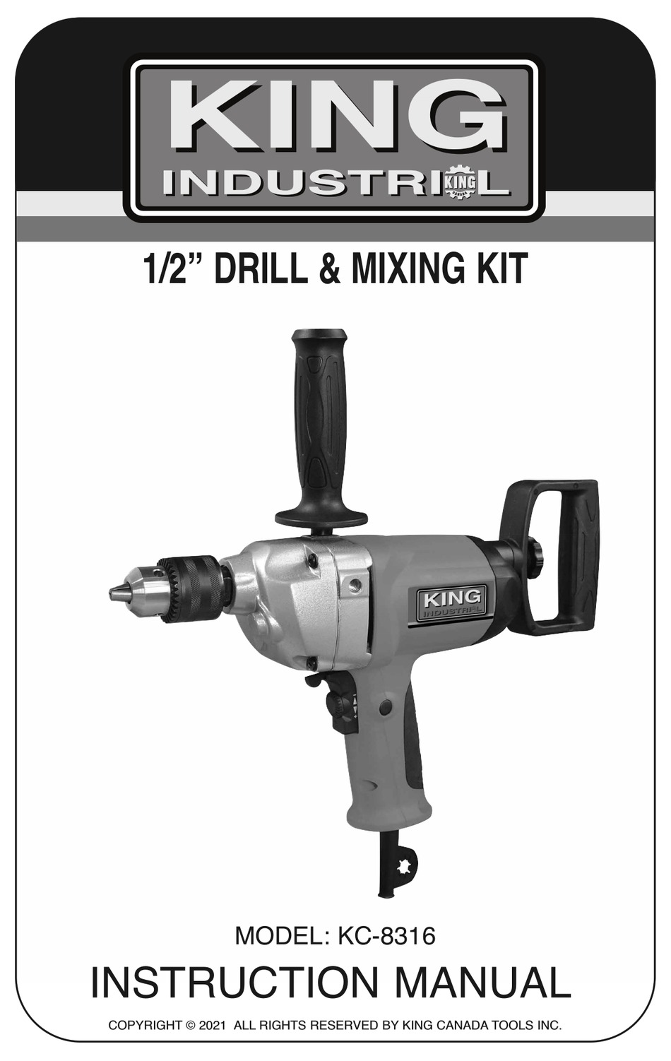 KING INDUSTRIAL KC8316 INSTRUCTION MANUAL Pdf Download ManualsLib