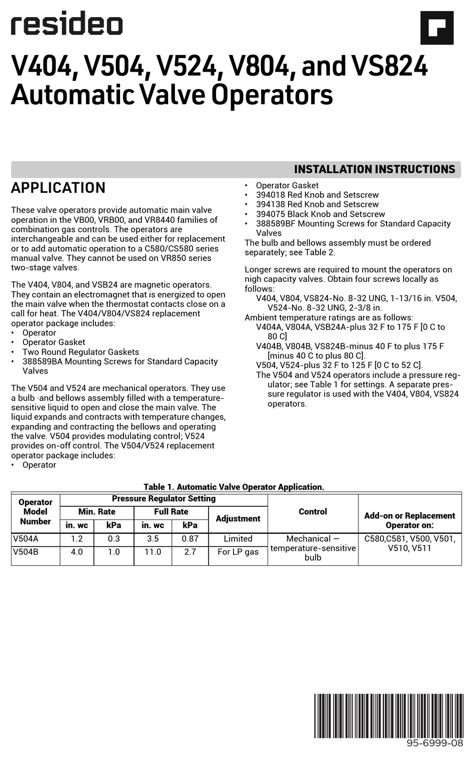 RESIDEO V404 QUICK START MANUAL Pdf Download | ManualsLib