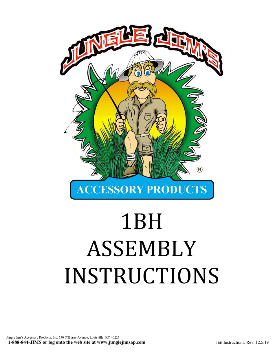 JUNGLE JIM’S 1BH ASSEMBLY INSTRUCTIONS Pdf Download ManualsLib