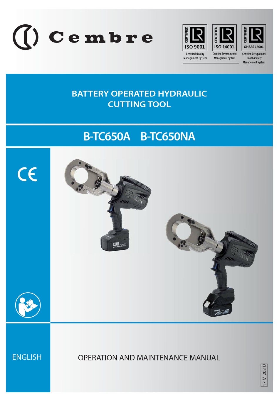 CEMBRE B-TC650NA OPERATION AND MAINTENANCE MANUAL Pdf Download | ManualsLib