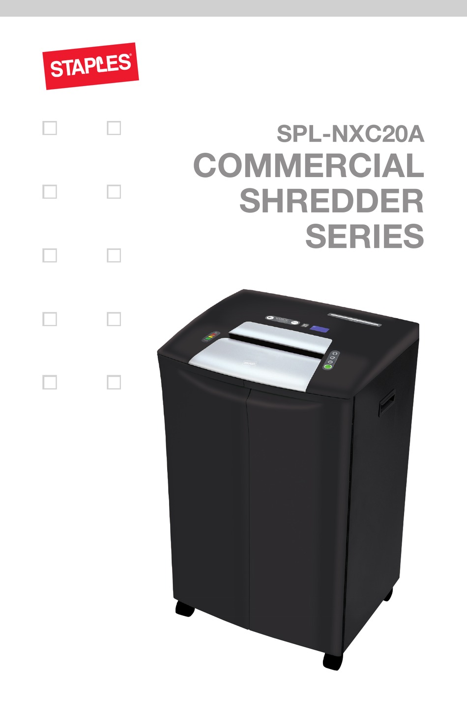 STAPLES SPLNXC20A MANUAL Pdf Download ManualsLib