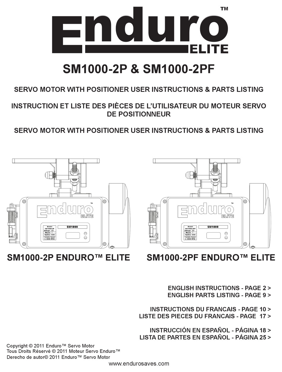 ENDURO ELITE SM10002P MANUAL Pdf Download ManualsLib
