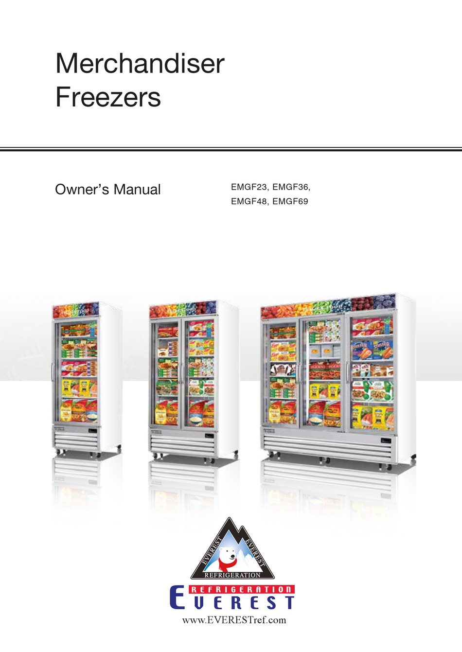 EVEREST REFRIGERATION EMGF23 OWNER'S MANUAL Pdf Download ManualsLib