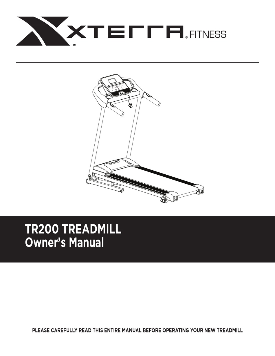 XTERRA TR200 OWNER'S MANUAL Pdf Download ManualsLib