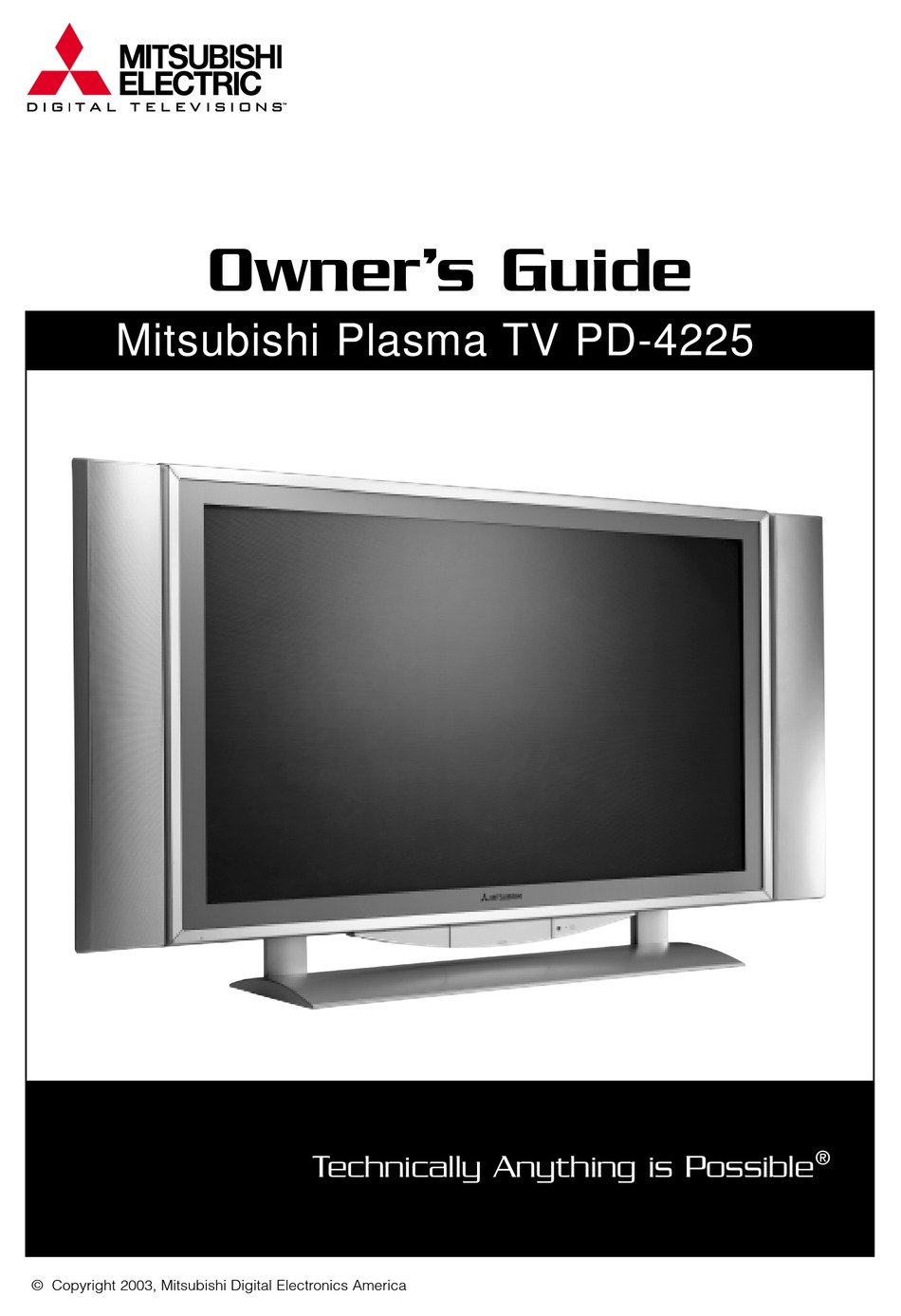 mitsubishi-pd-4225-owner-s-manual-pdf-download-manualslib