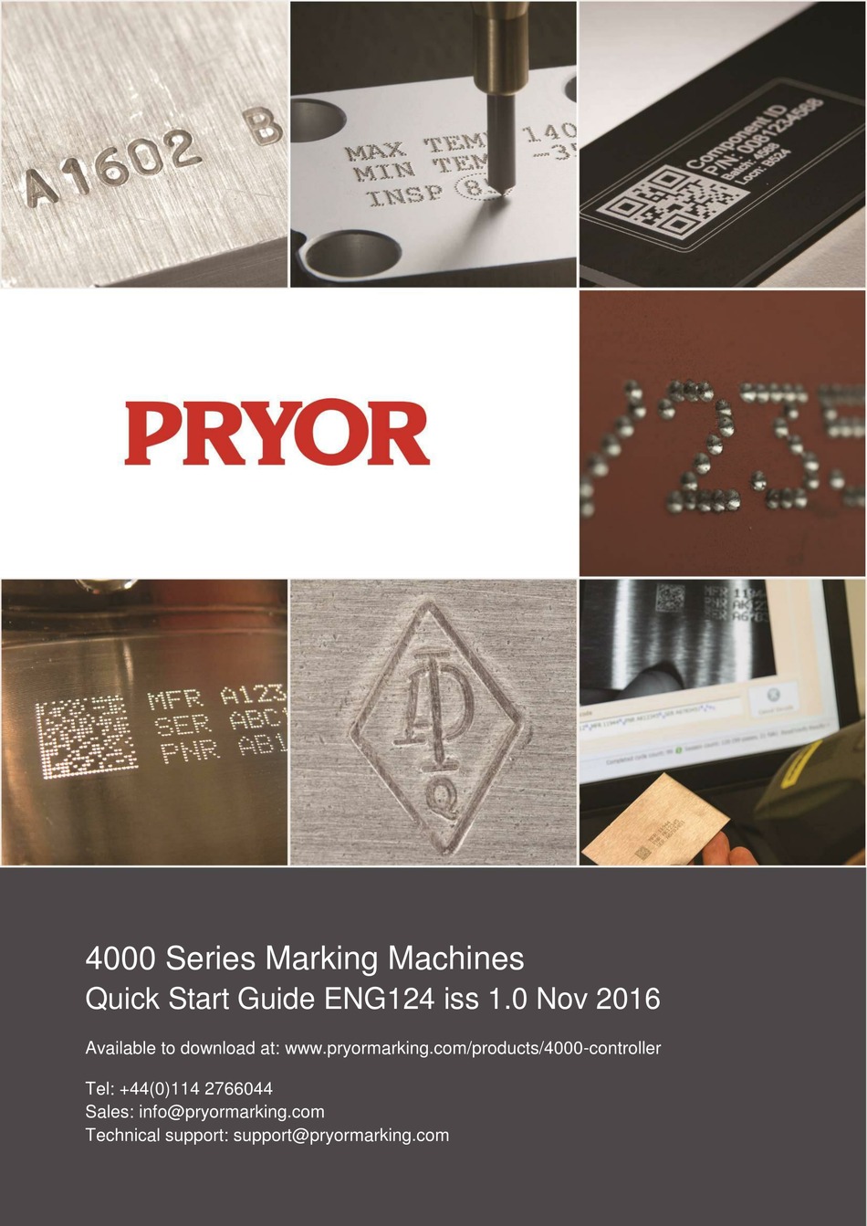 PRYOR 4000 SERIES QUICK START MANUAL Pdf Download ManualsLib