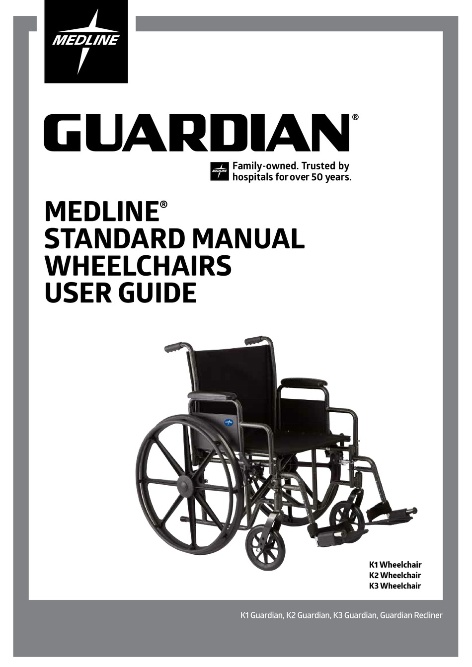 MEDLINE GUARDIAN K1 USER MANUAL Pdf Download ManualsLib