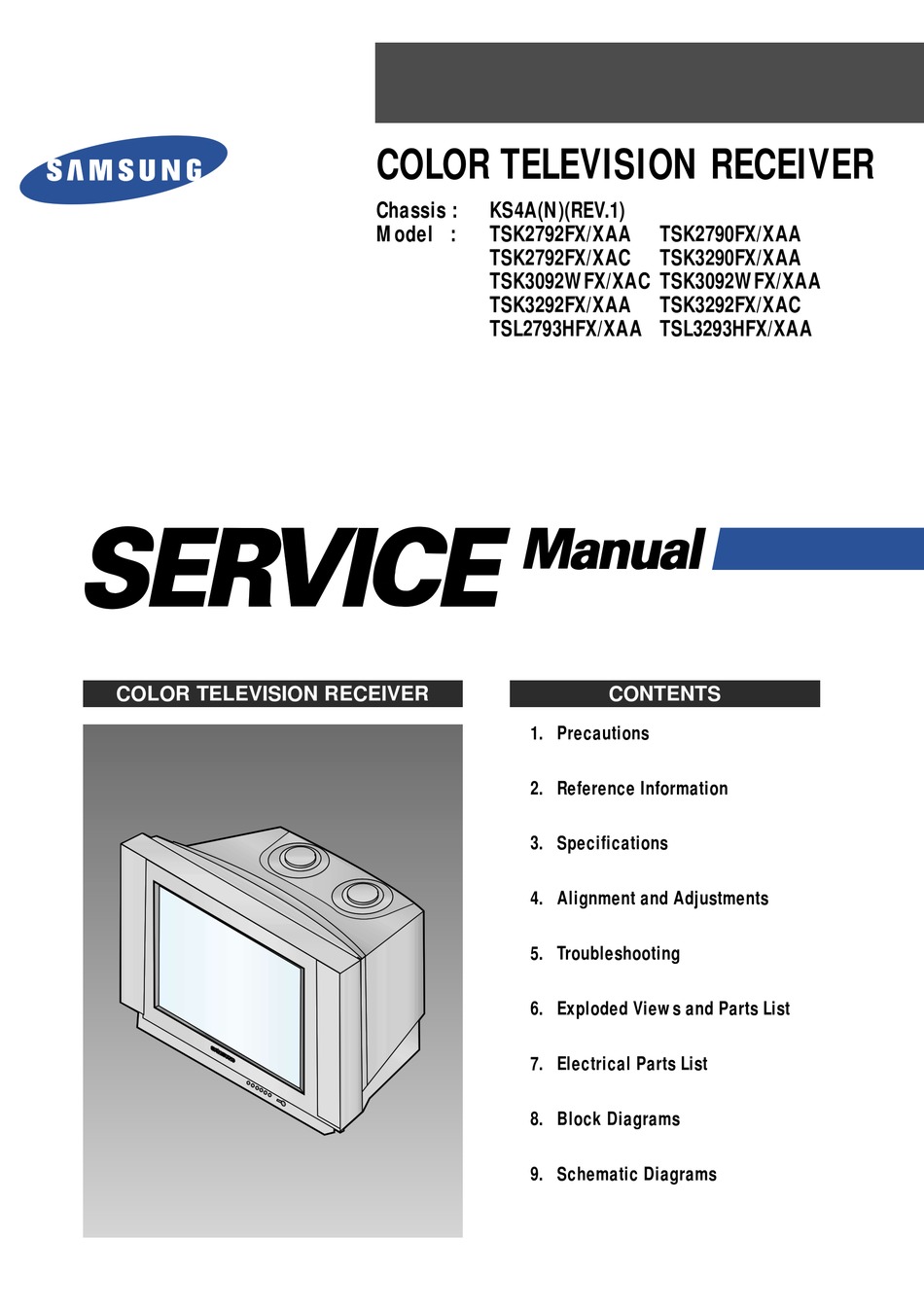 SAMSUNG TSK2792FX/XAA SERVICE MANUAL Pdf Download | ManualsLib