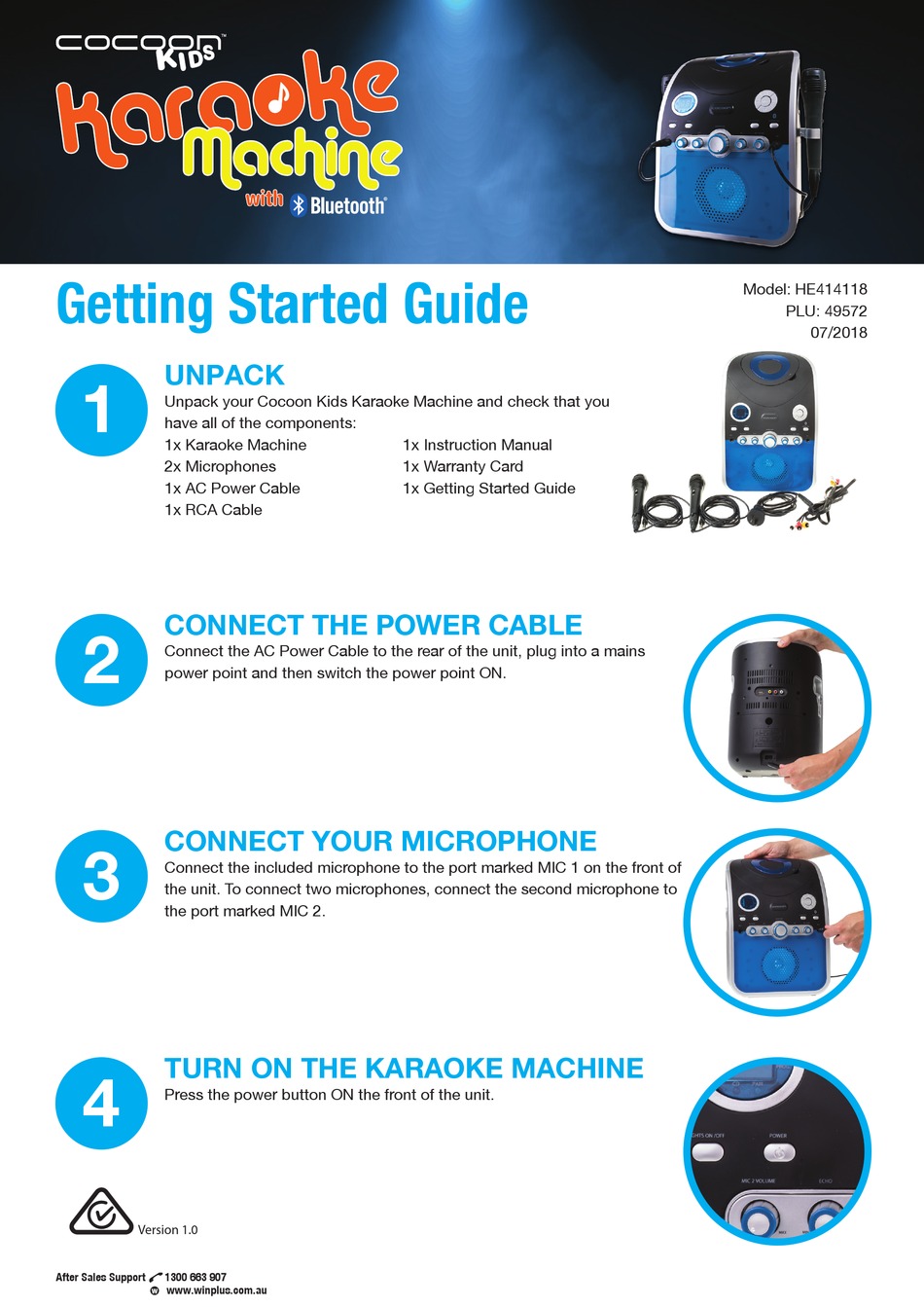 COCOON HE414118 GETTING STARTED MANUAL Pdf Download ManualsLib