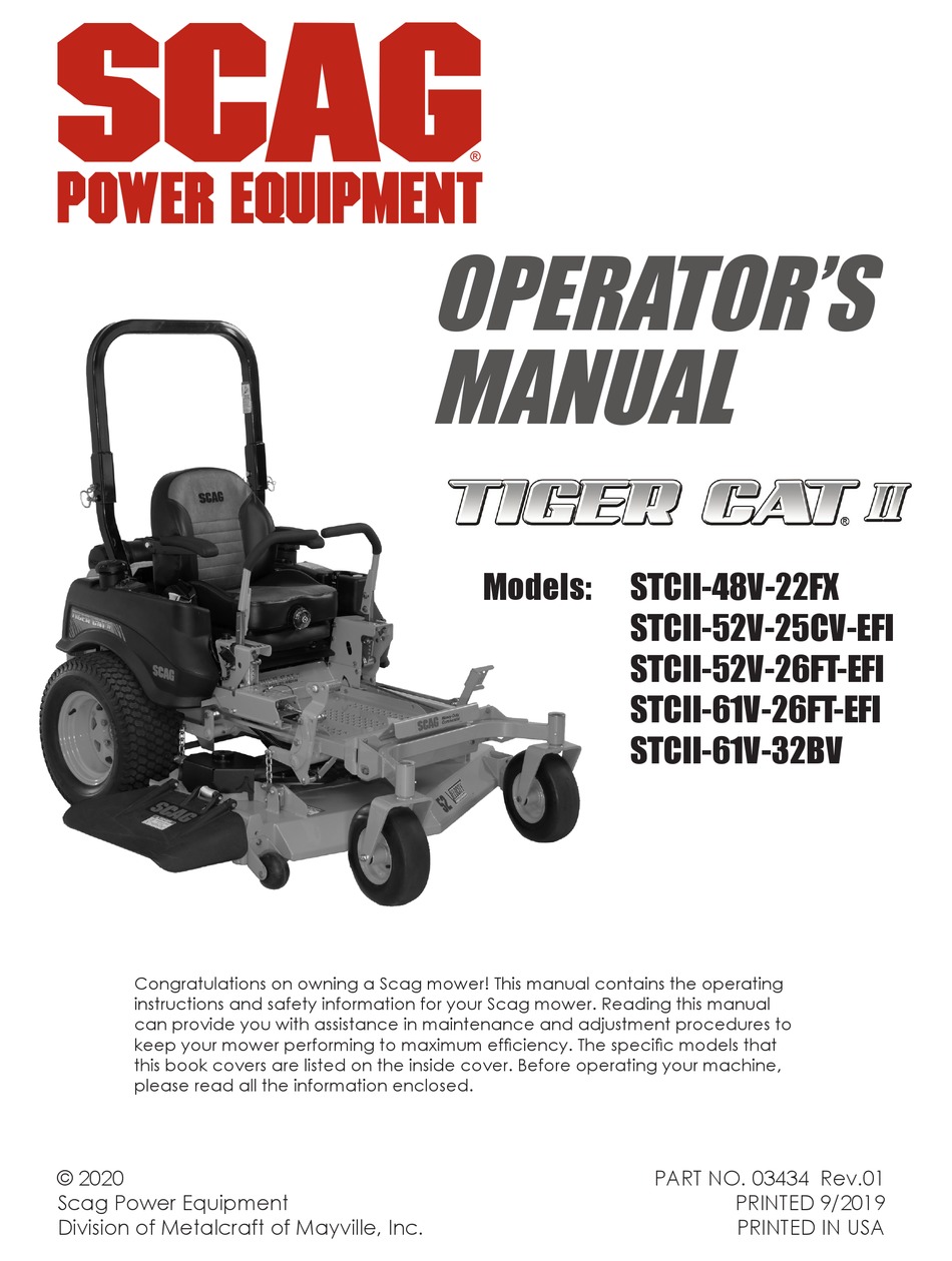 scag tiger cat 2 manual