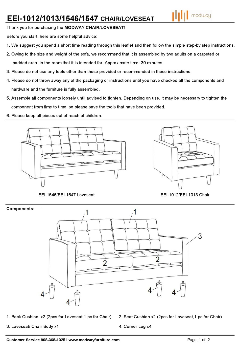 MODWAY EMPRESS EEI1012 MANUAL Pdf Download ManualsLib