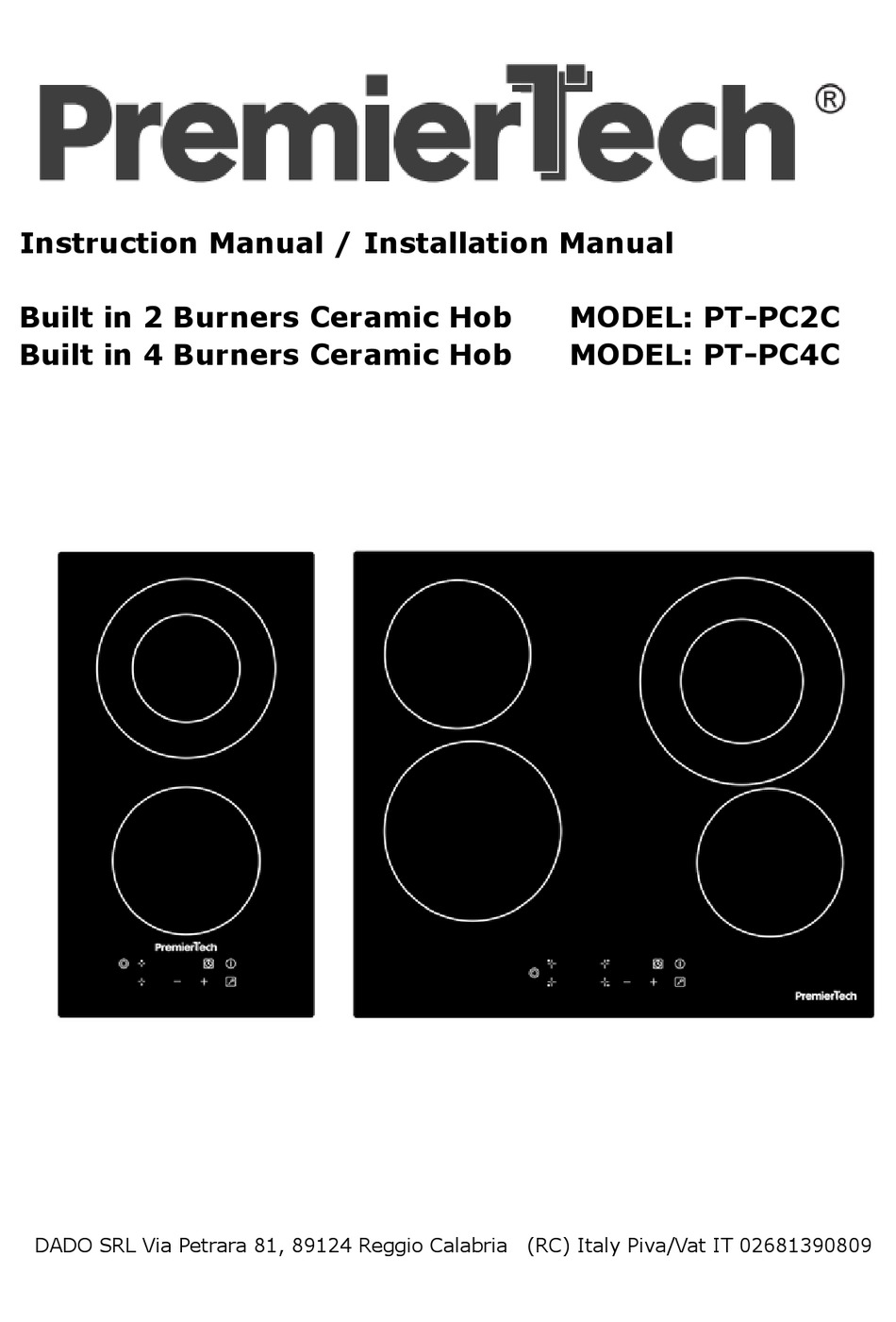PREMIER TECH PTPC2C INSTRUCTION MANUAL / INSTALLATION MANUAL Pdf Download ManualsLib