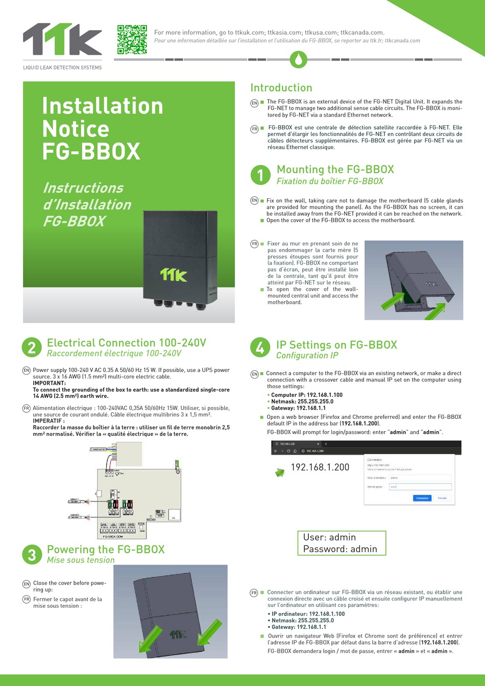 TTK FGBBOX INSTALLATION NOTICE Pdf Download ManualsLib