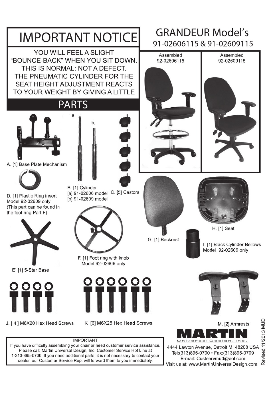 MARTIN UNIVERSAL DESIGN GRANDEUR 91 02606115 QUICK START MANUAL Pdf 