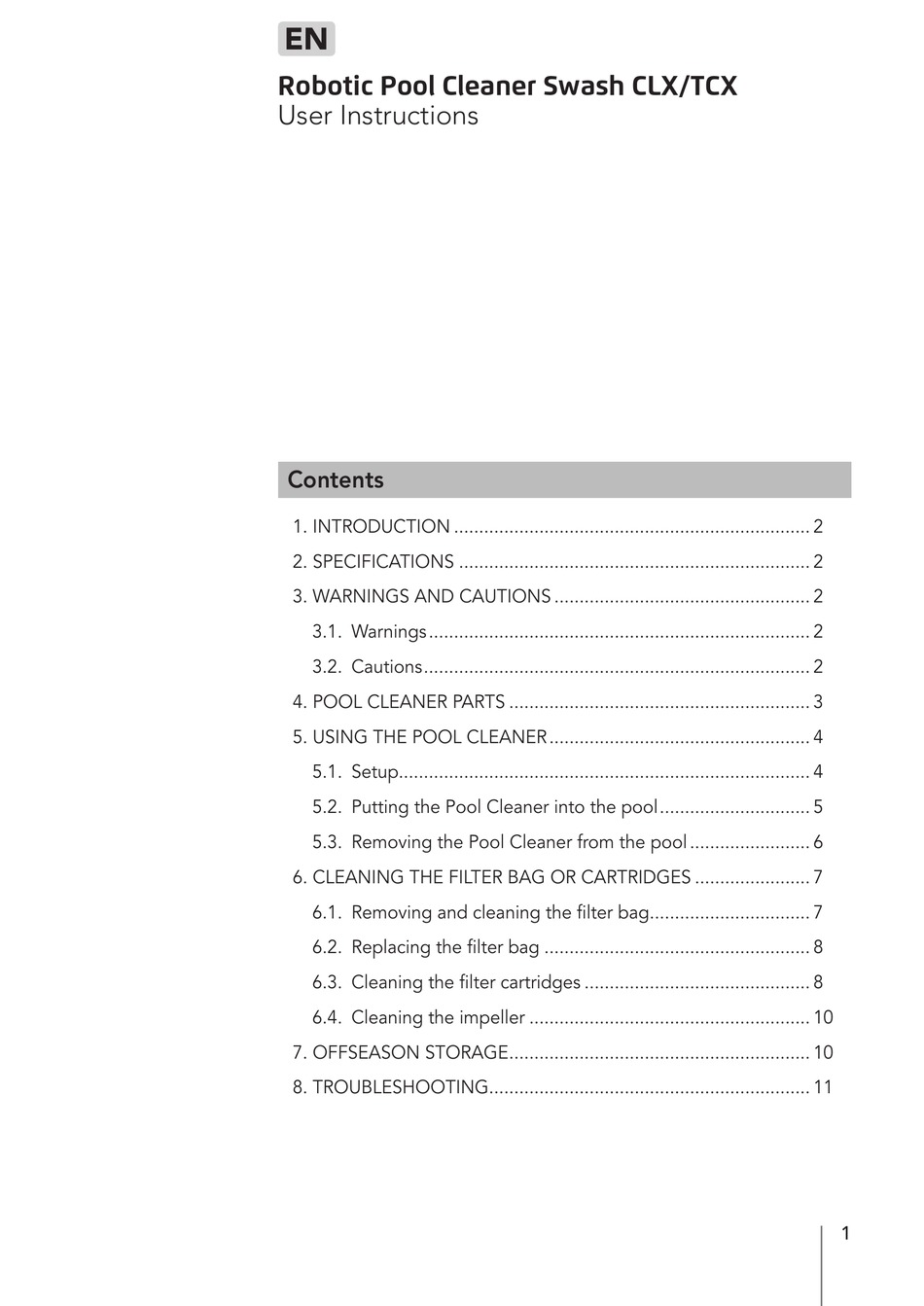 MAYTRONICS SWASH CLX USER INSTRUCTIONS Pdf Download ManualsLib