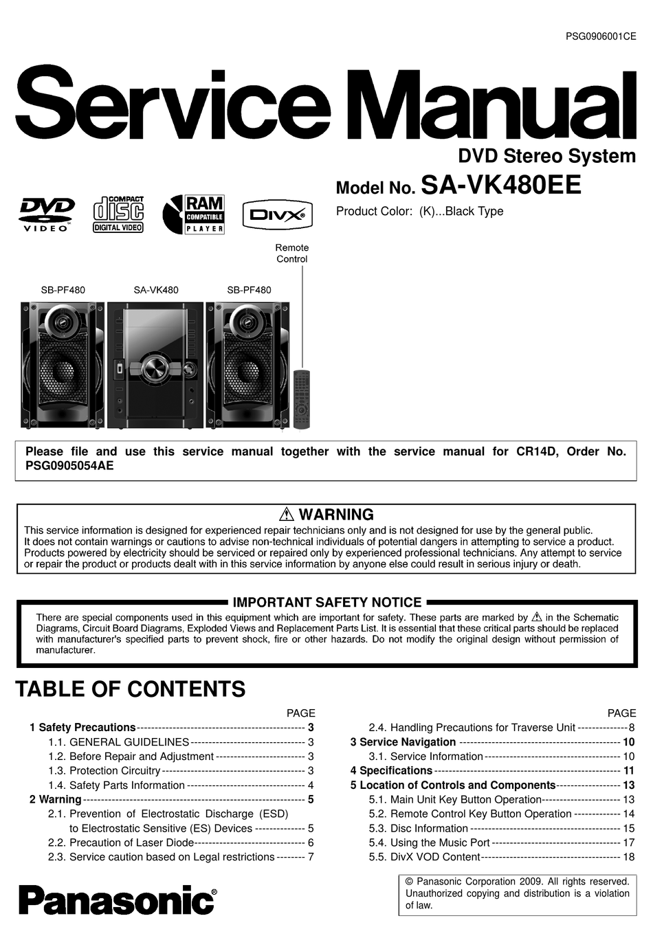 Схема panasonic sa vk550