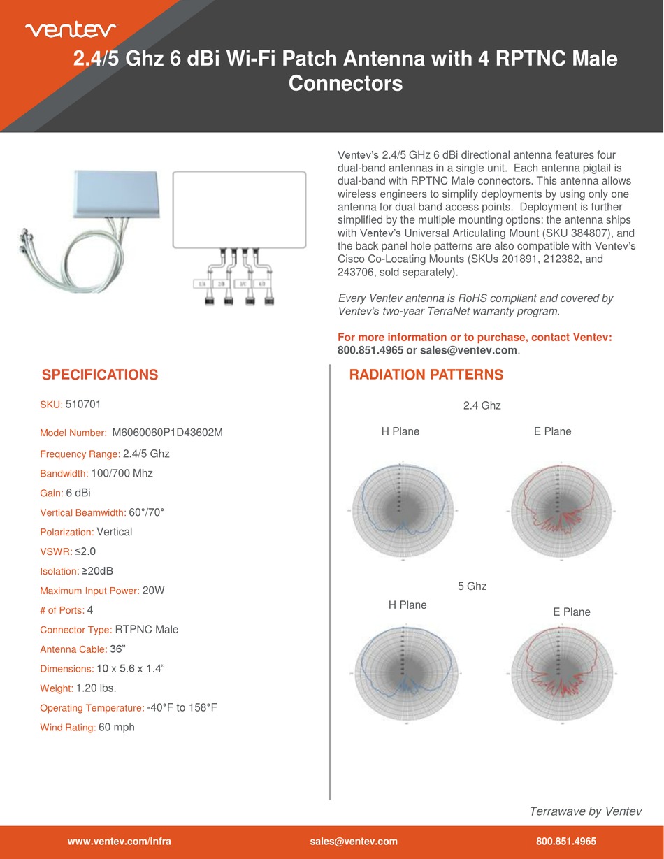 Ventev Terrawave 510701 Quick Start Manual Pdf Download 