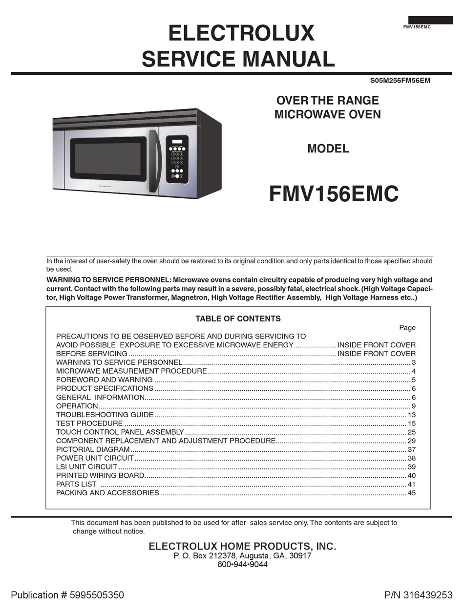 Service manual pdf. Electrolux духовой шкаф service manual. Frigidaire микроволновая печь инструкция. Микроволновка Электролюкс органы управления. Сервис мануал Электролюкс EMC 28950s.