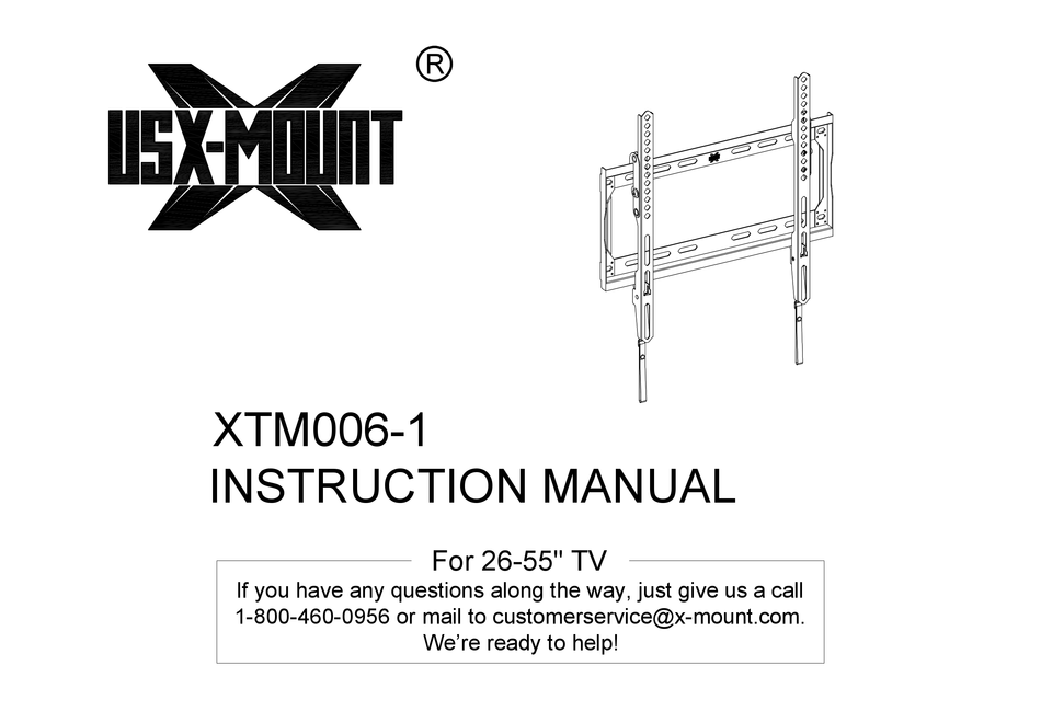 USXMOUNT XTM0061 INSTRUCTION MANUAL Pdf Download ManualsLib