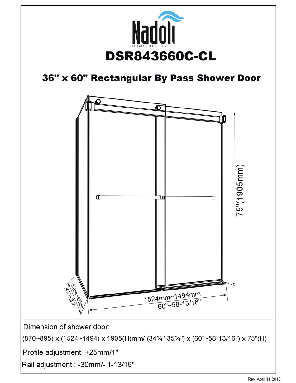NADOLI DSR843660CCL MANUAL Pdf Download ManualsLib