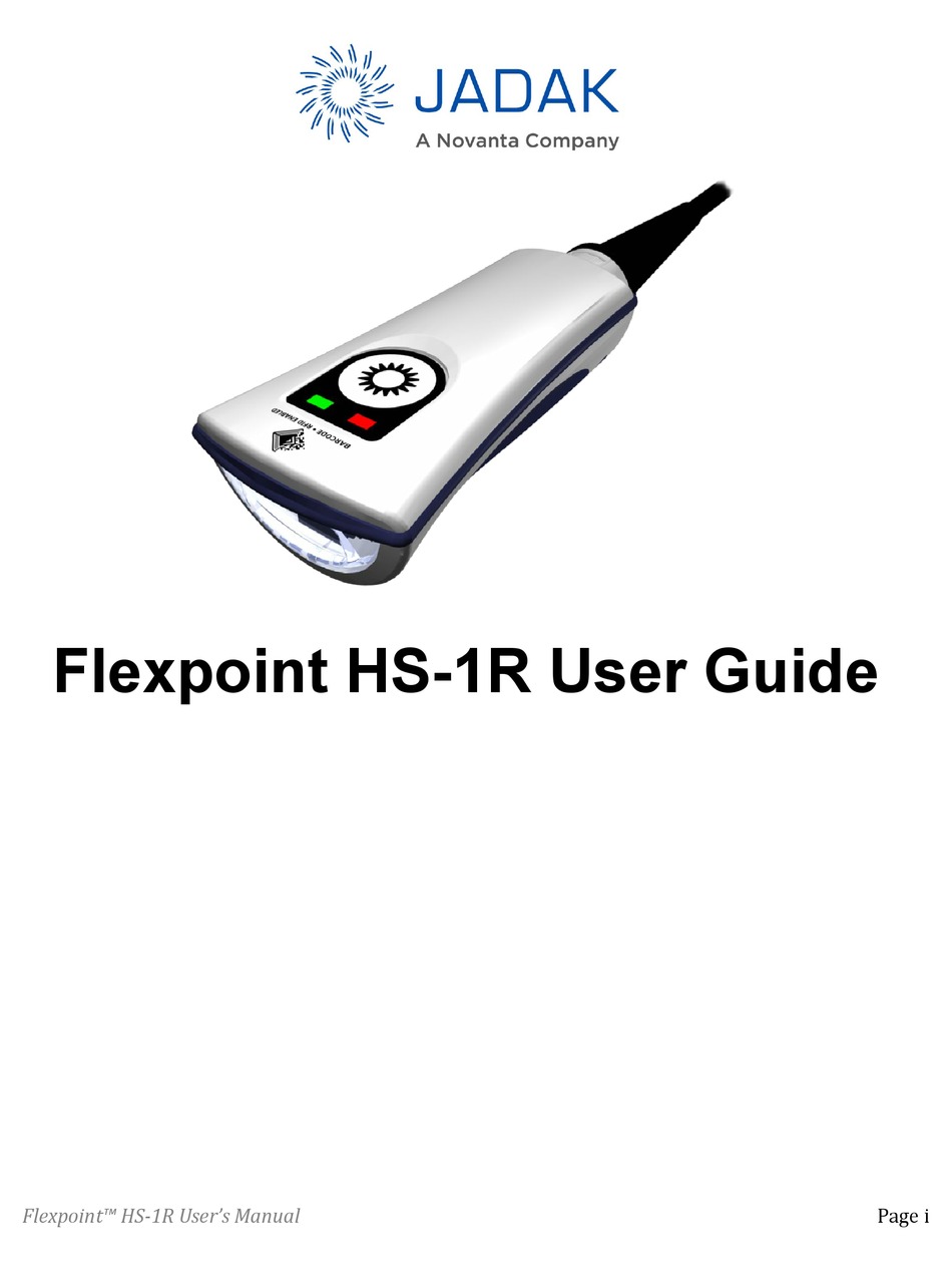 NOVANTA JADAK FLEXPOINT HS1R USER MANUAL Pdf Download ManualsLib