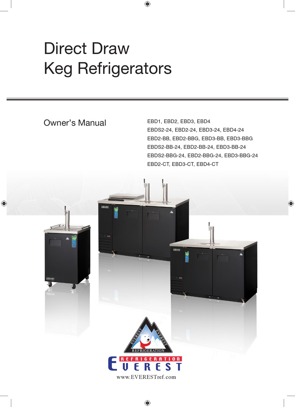 EVEREST REFRIGERATION EBD1 OWNER'S MANUAL Pdf Download ManualsLib
