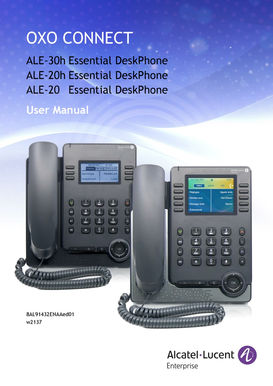Alcatel-Lucent OmniTouch 4135 IP Conference Phone w/ 2x Microphones 
