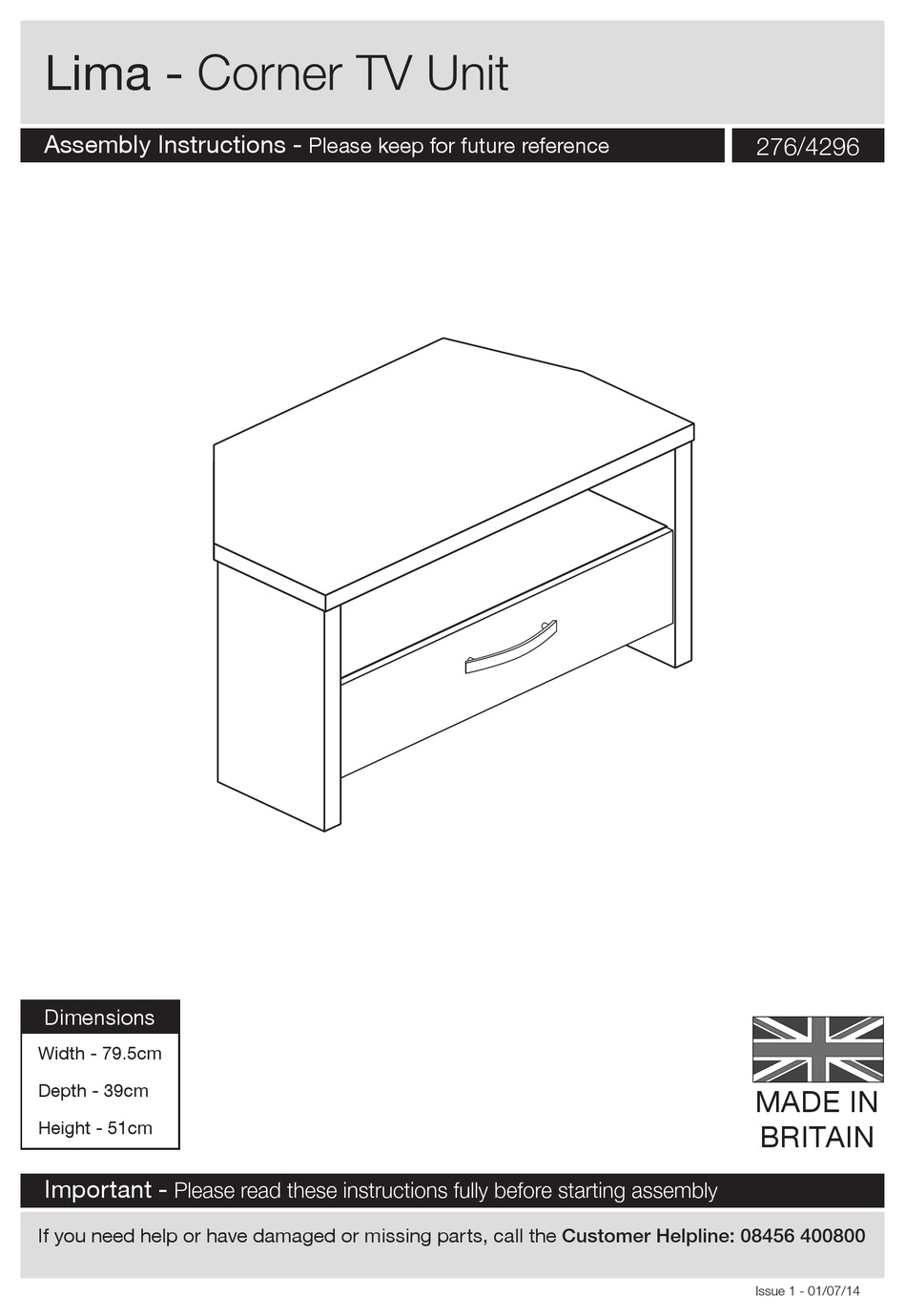 ARGOS LIMA ASSEMBLY INSTRUCTIONS MANUAL Pdf Download ManualsLib