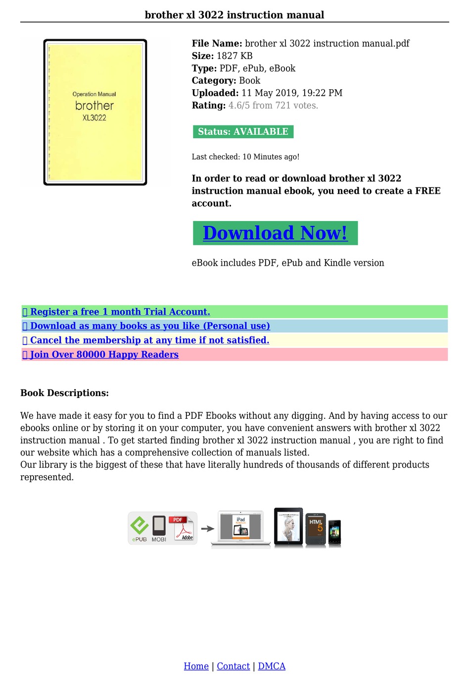 BROTHER XL 3022 INSTRUCTION MANUAL Pdf Download ManualsLib