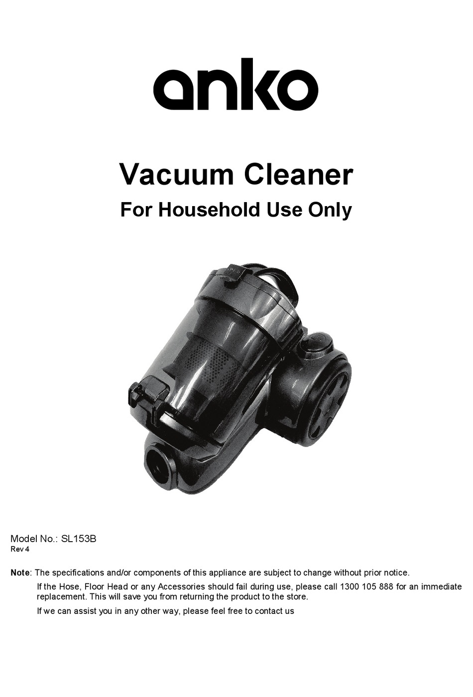 ANKO SL153B MANUAL Pdf Download ManualsLib