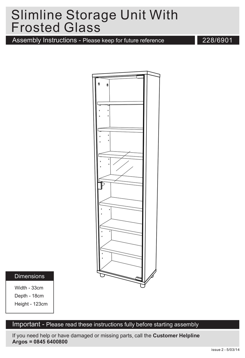 ARGOS 0845 6400800 ASSEMBLY INSTRUCTIONS MANUAL Pdf Download ManualsLib